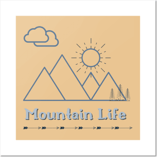 Mountain Life Posters and Art